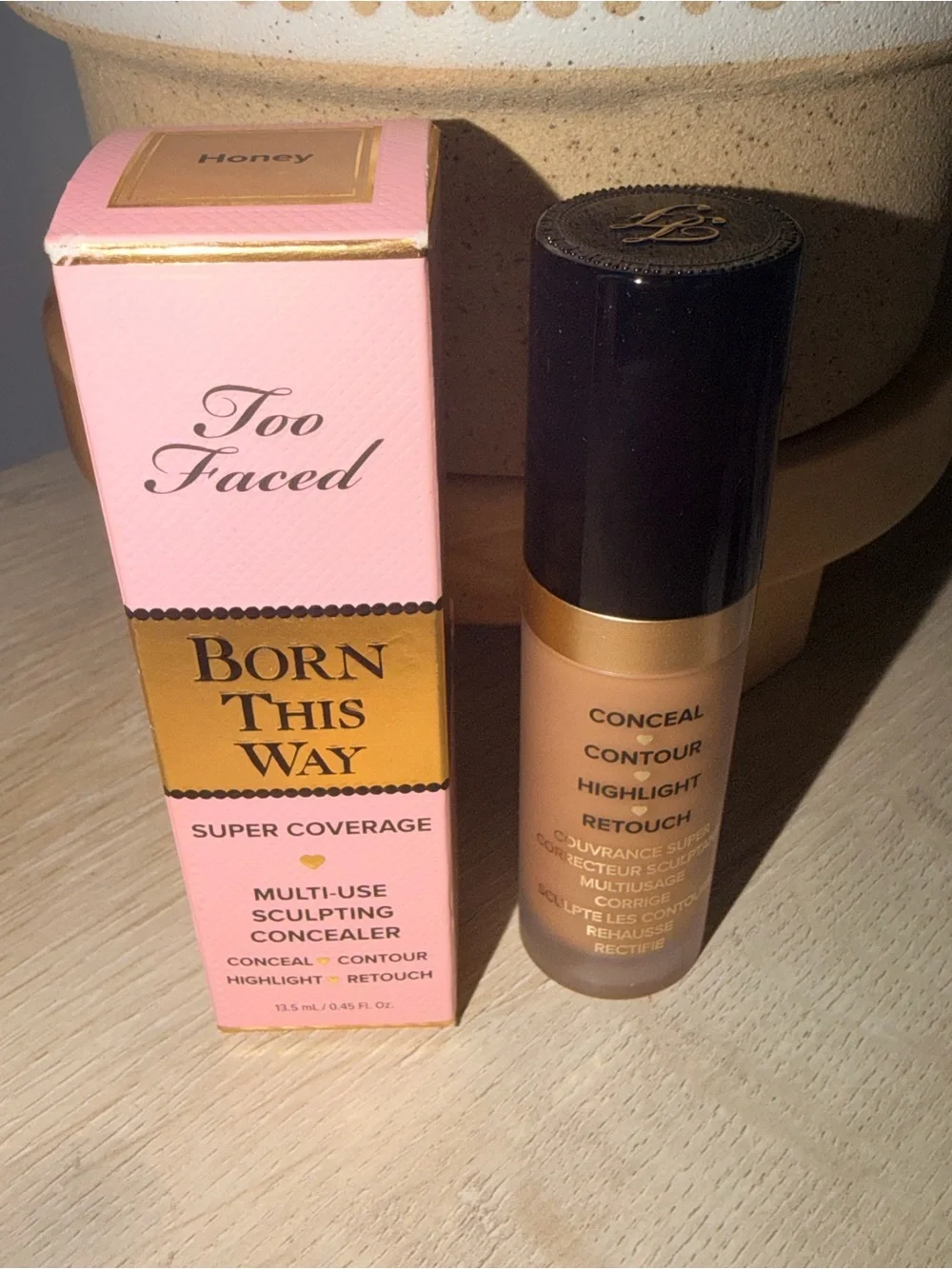 Too Faced Born This Way Multi-Use Sculpting Concealer - Honey